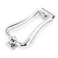 Polished Chrome Deco Door Knocker