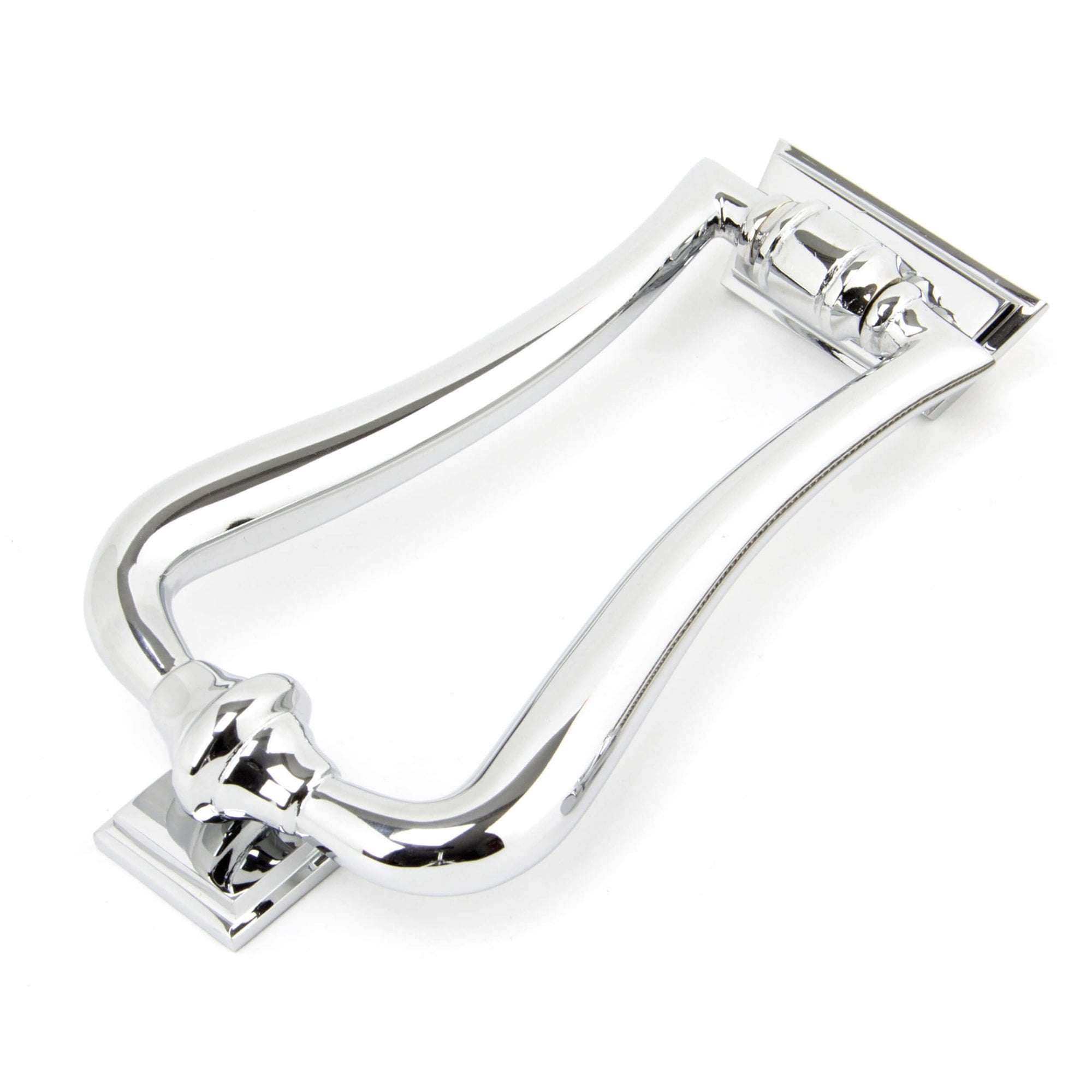 Polished Chrome Deco Door Knocker