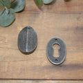 Pewter Oval Escutcheons
