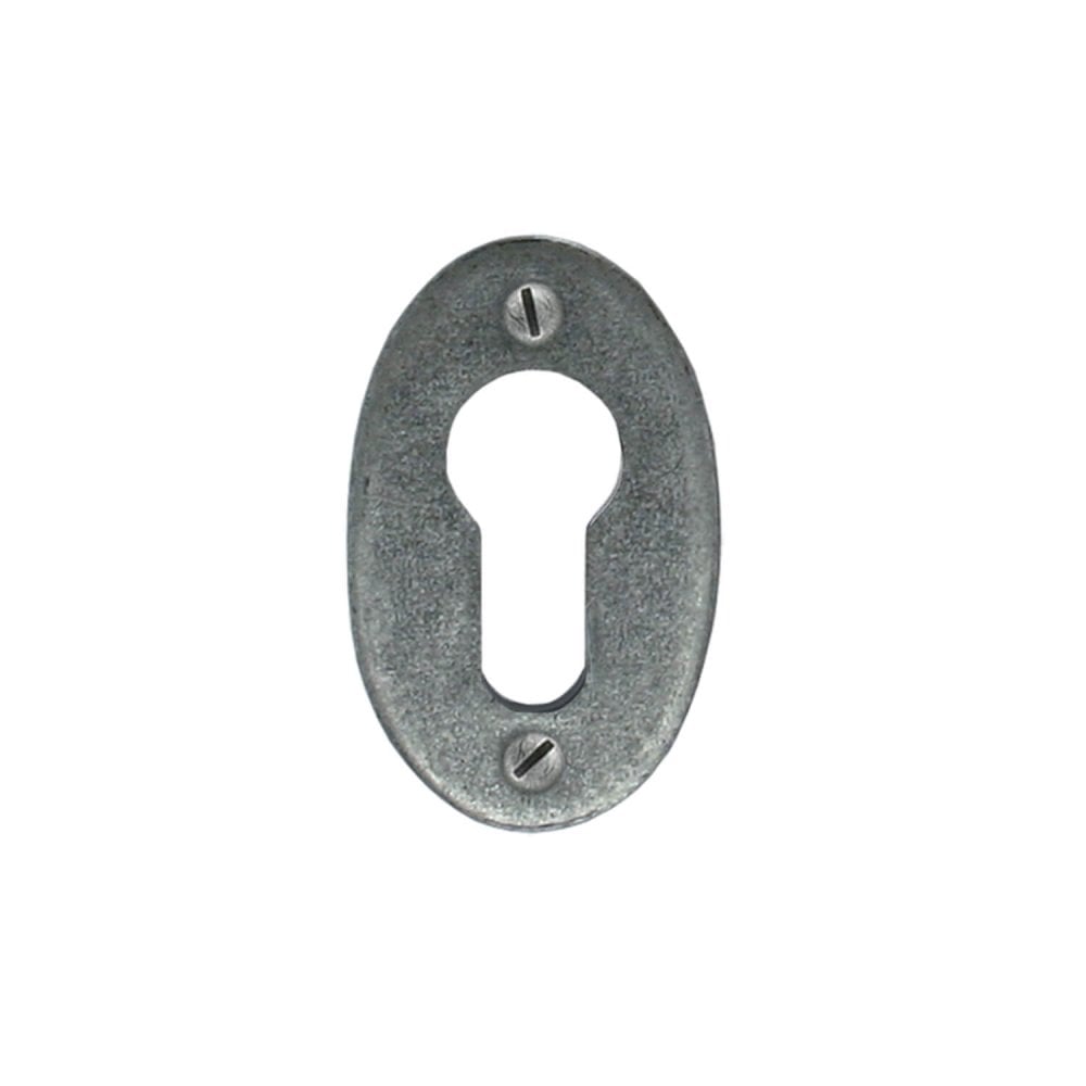 Pewter Oval Escutcheons
