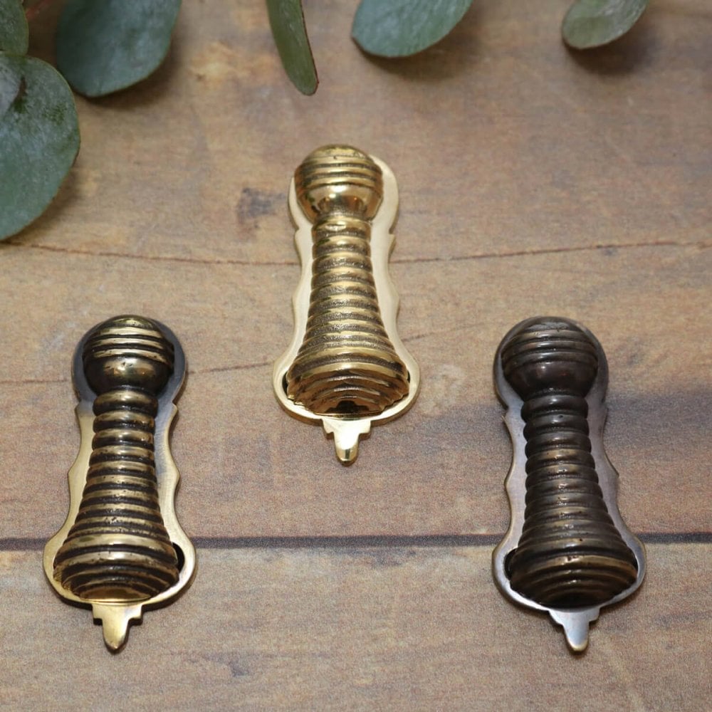 Shaped Beehive Escutcheon - Brass