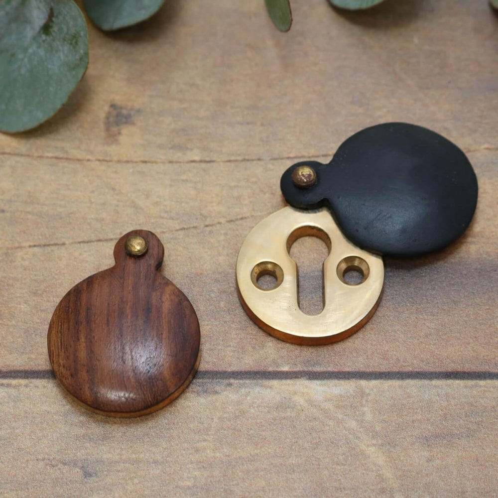 Round Wood Covered Escutcheon