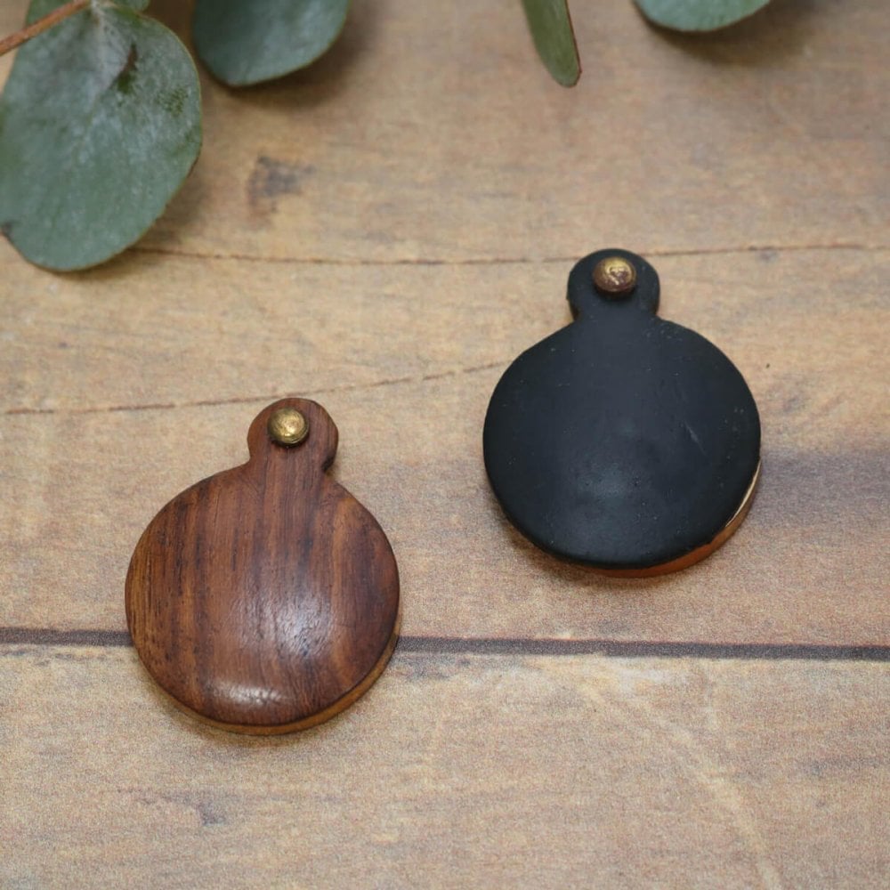 Round Wood Covered Escutcheon