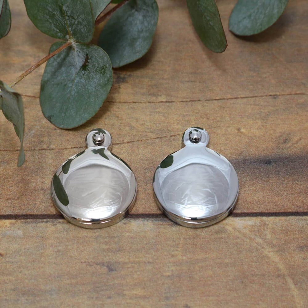 Polished Nickel or Chrome Round Covered Escutcheon