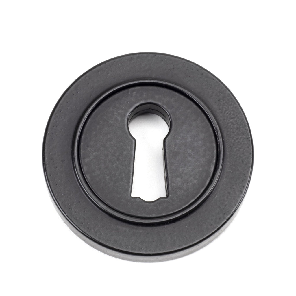 Matt Black Round Escutcheon