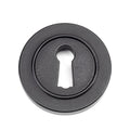Matt Black Round Escutcheon