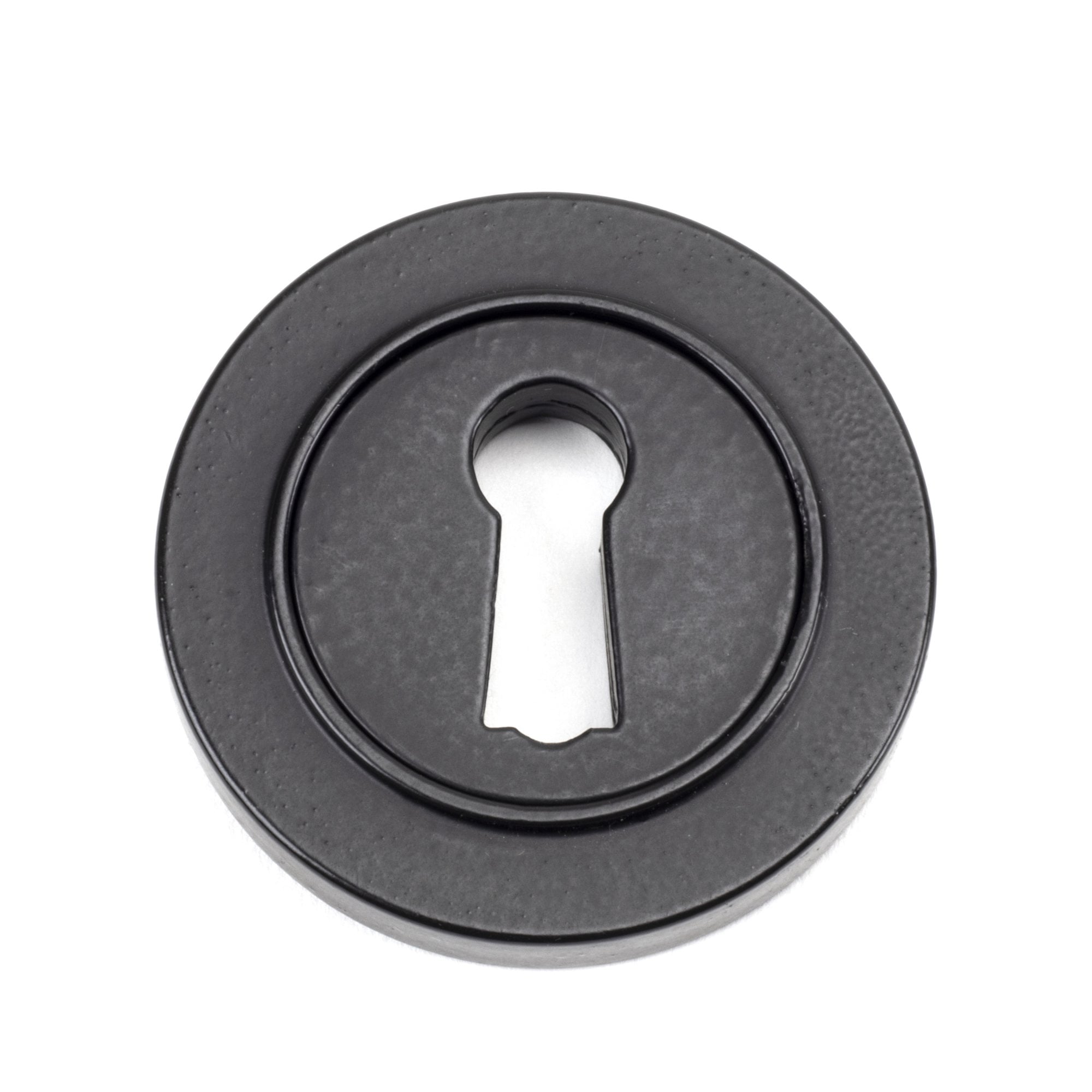 Matt Black Round Escutcheon