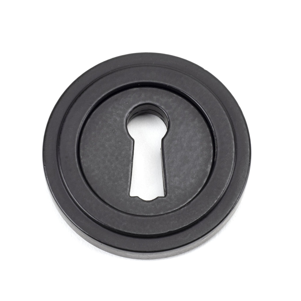 Matt Black Round Escutcheon