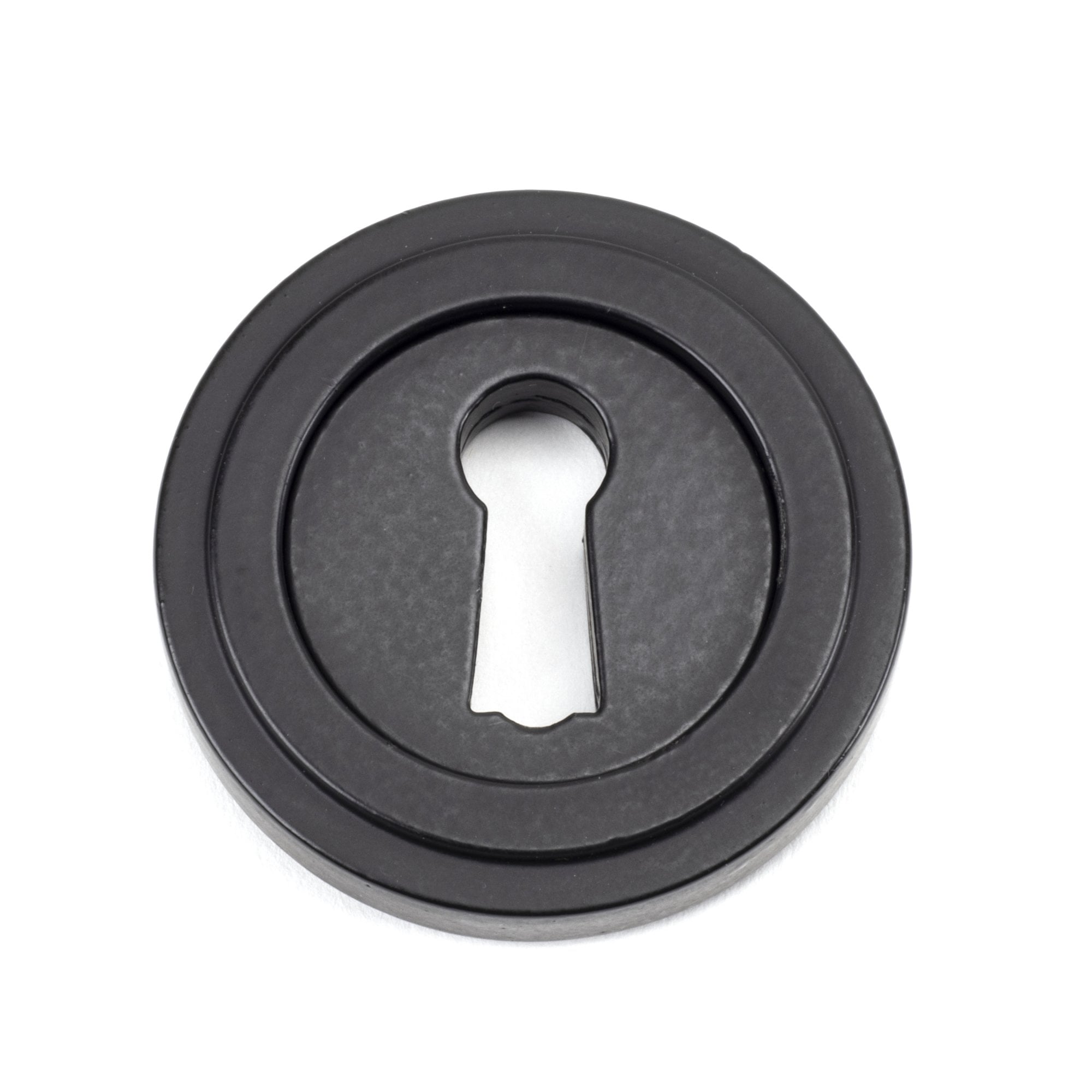 Matt Black Round Escutcheon