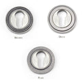 Pewter Round Euro Escutcheon