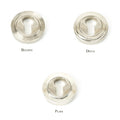 Polished Nickel Round Euro Escutcheon