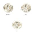 Polished Nickel Round Open Escutcheon