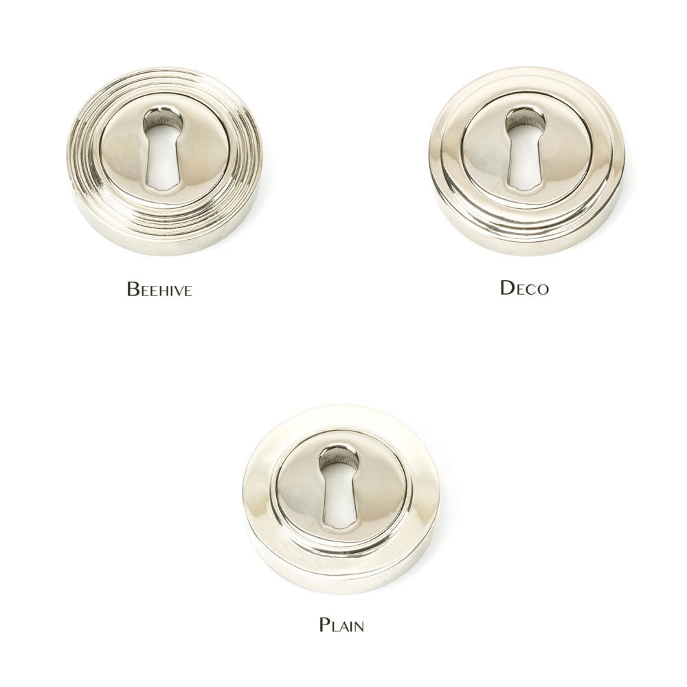 Polished Nickel Round Open Escutcheon