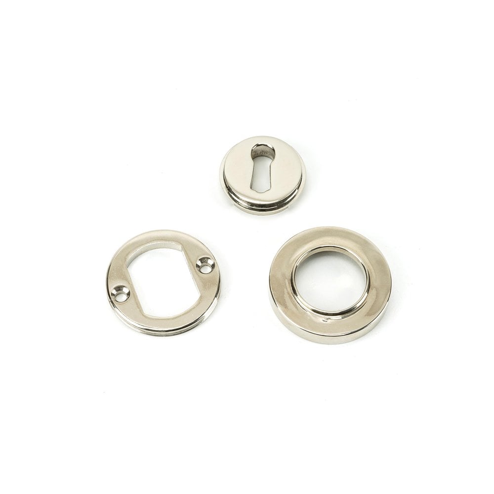 Polished Nickel Round Open Escutcheon