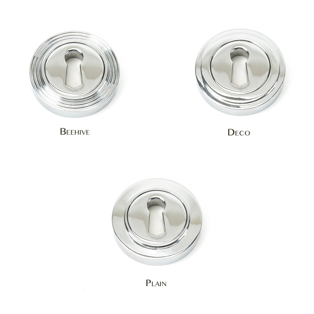 Polished Chrome Round Open Escutcheon