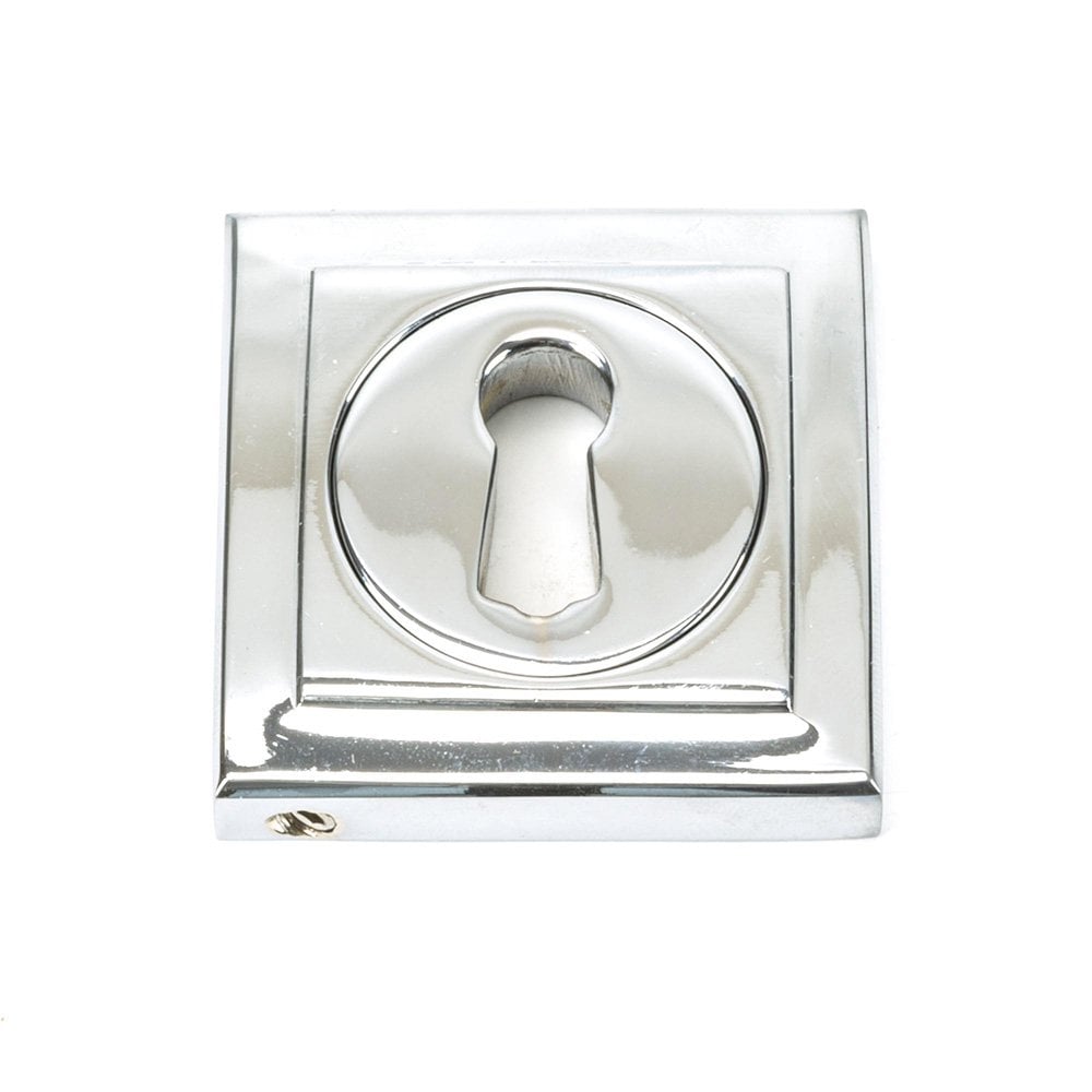 Polished Chrome Square Open Escutcheon