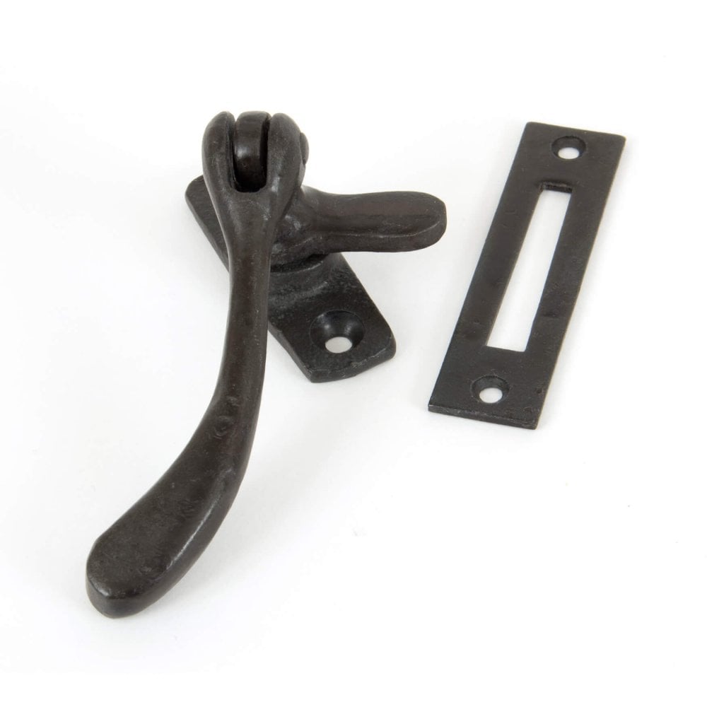 Hand Forged Black Peardrop Fastener
