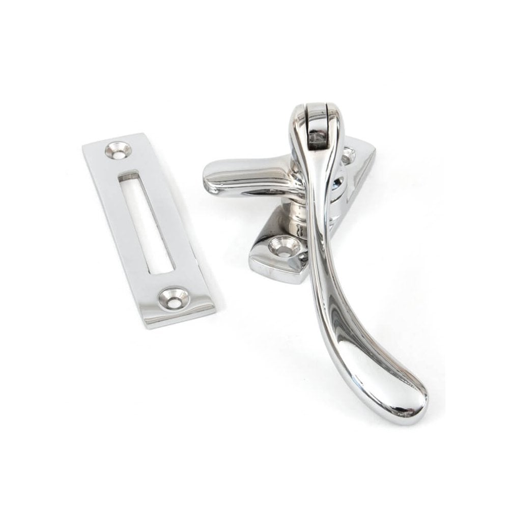 Chrome Peardrop Window Fastener