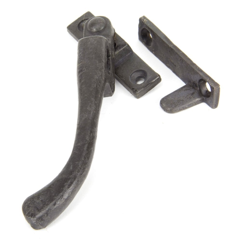 Hand Forged Black Peardrop Night Vent Fastener