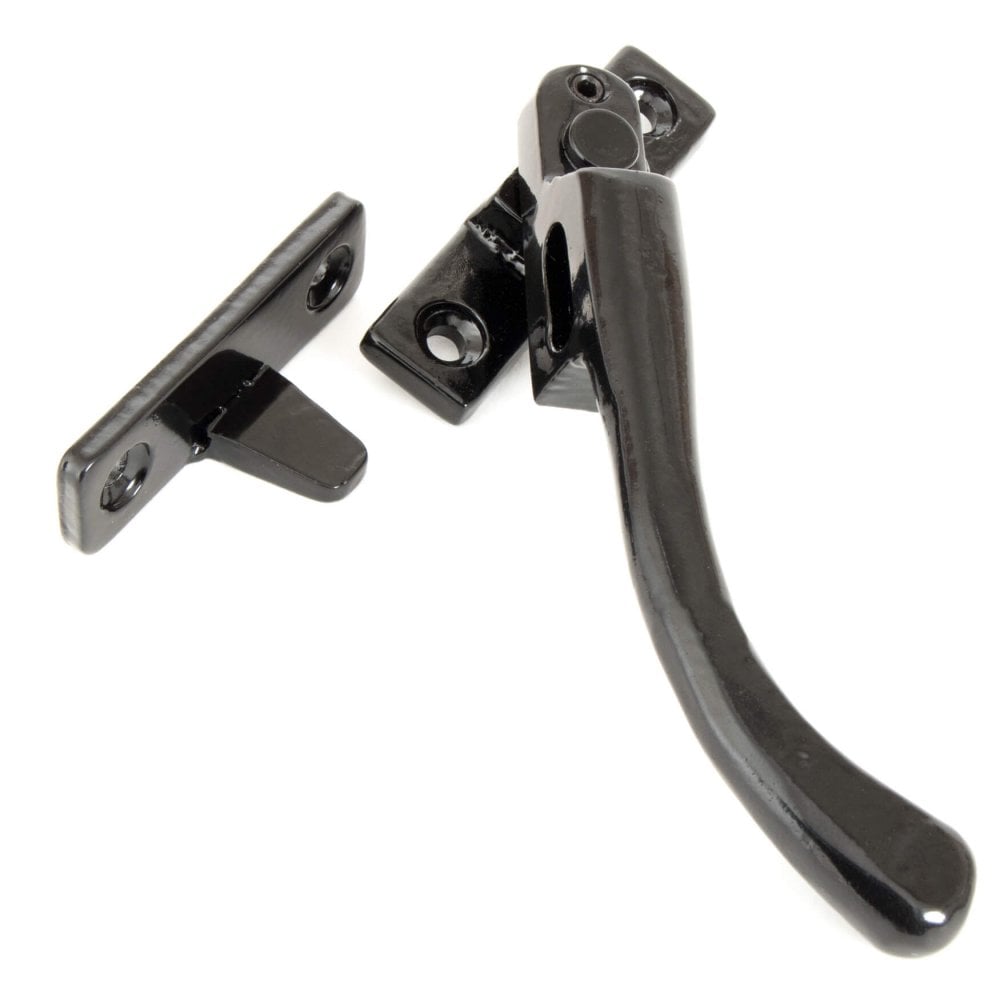Hand Forged Black Peardrop Night Vent Fastener