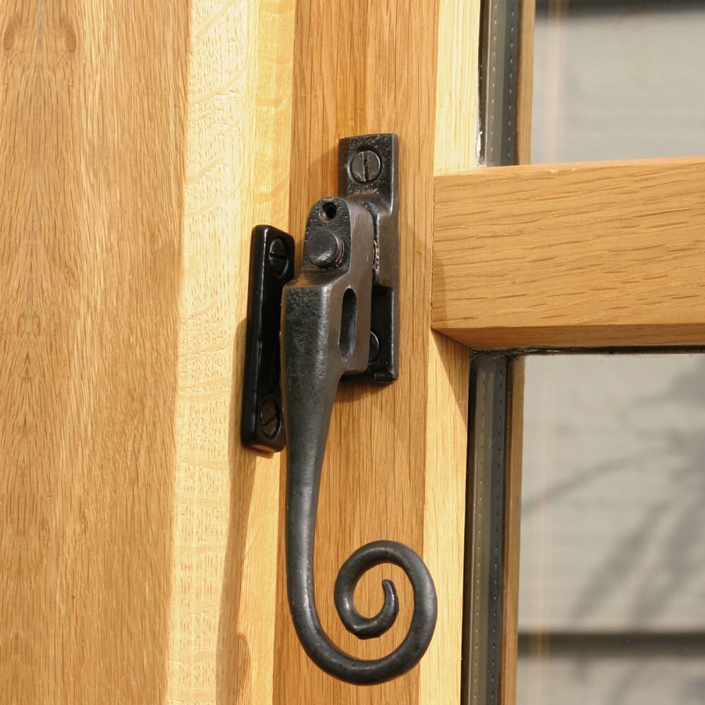 Hand Forged Black Night Vent Monkey Tail Fastener