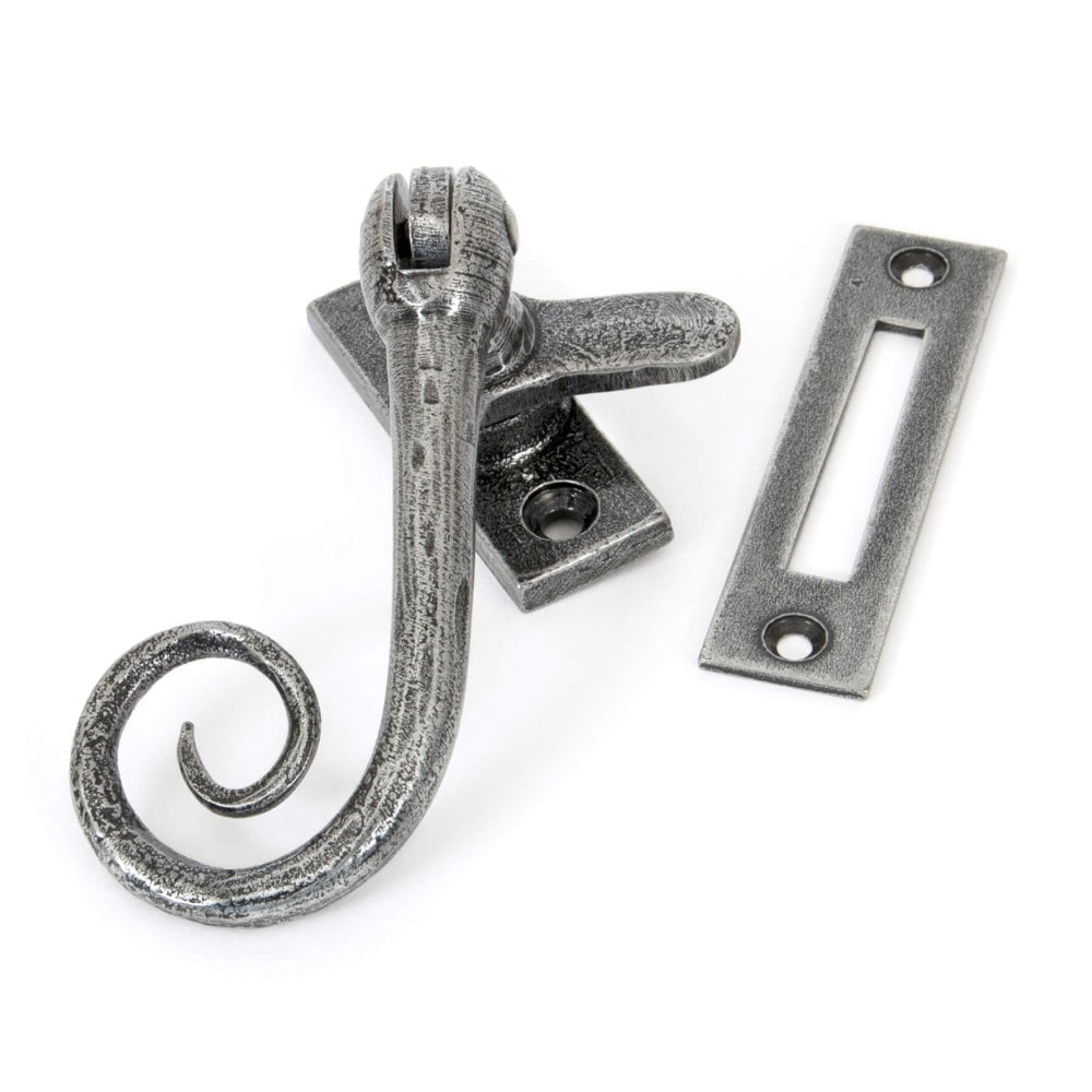Hand Forged Pewter Monkey Tail Fastener