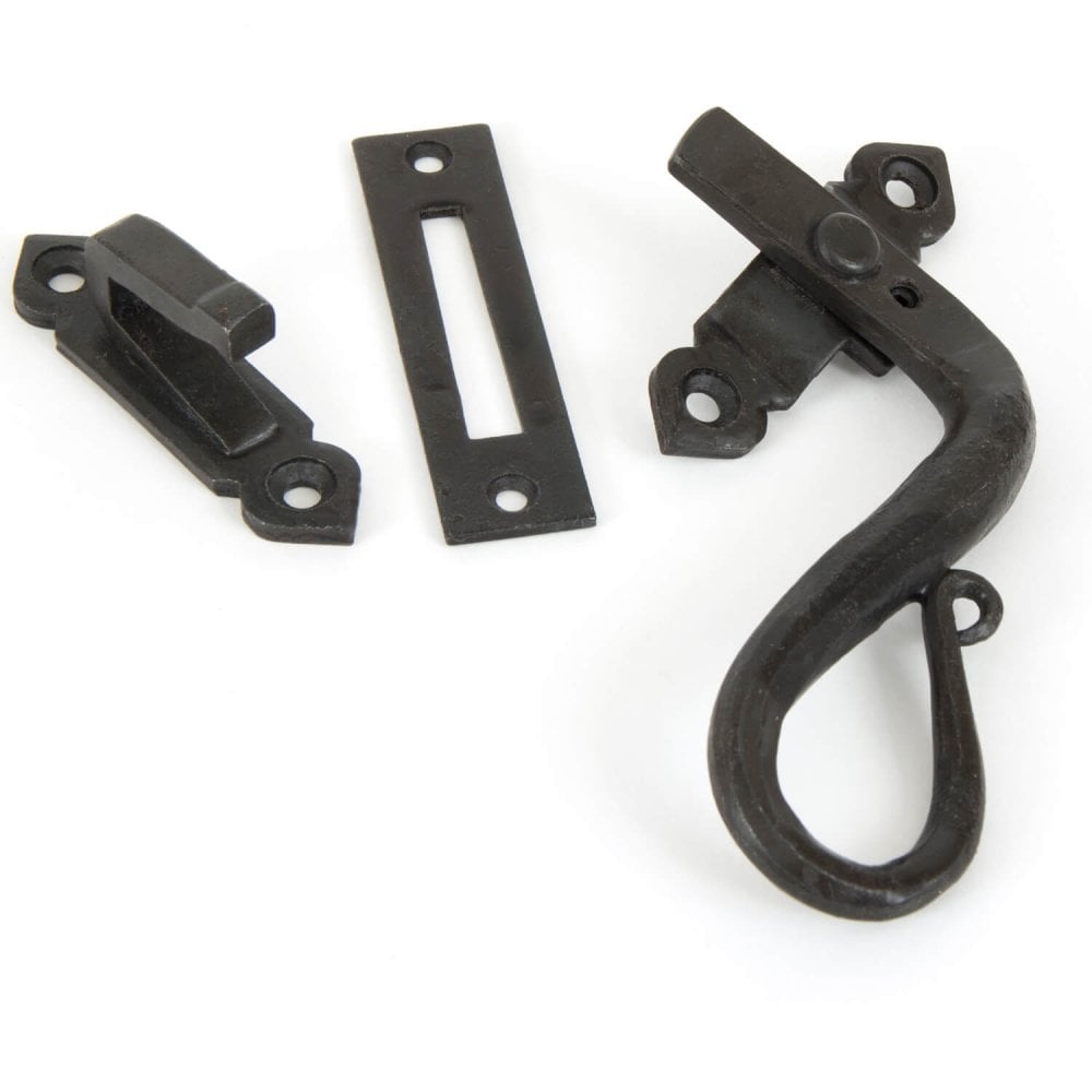 Hand Forged Black Locking Shepherds Crook Fastener