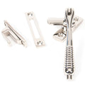 Polished Nickel Reeded Fastener