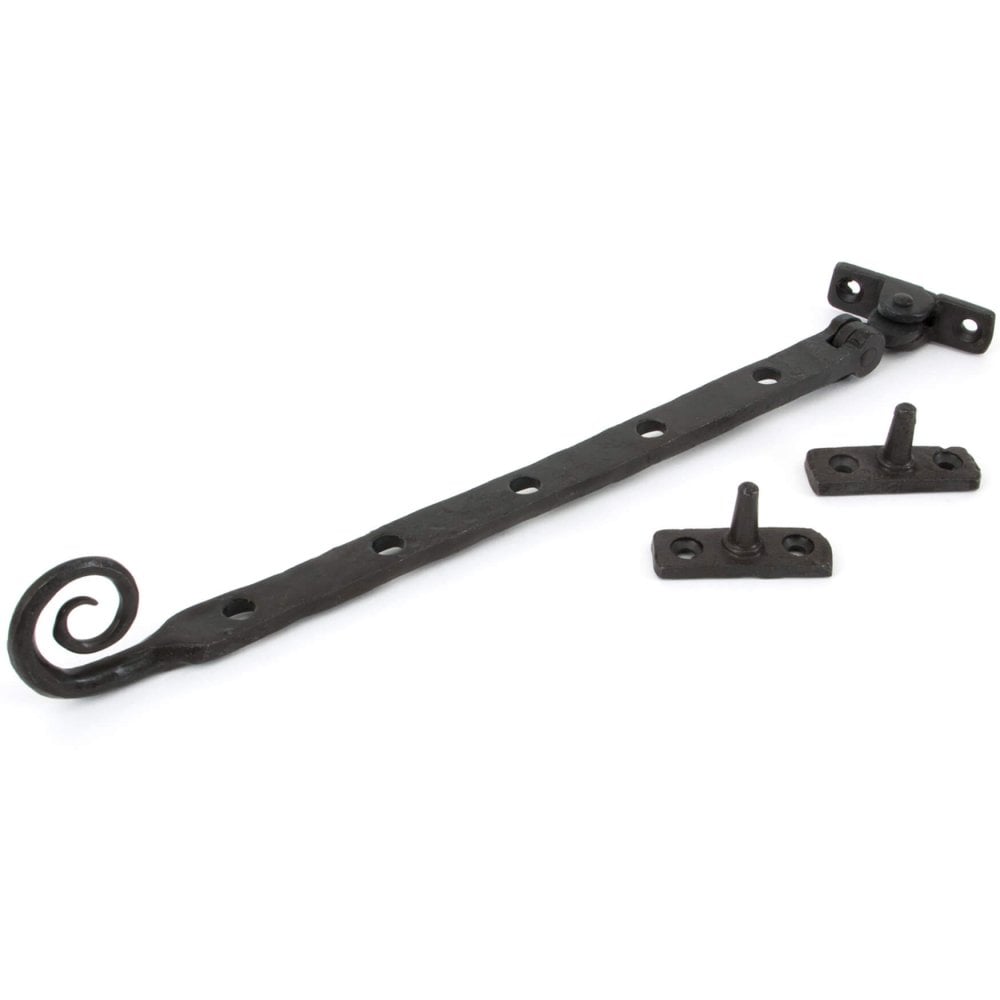 Hand Forged Black Monkey Tail Stays