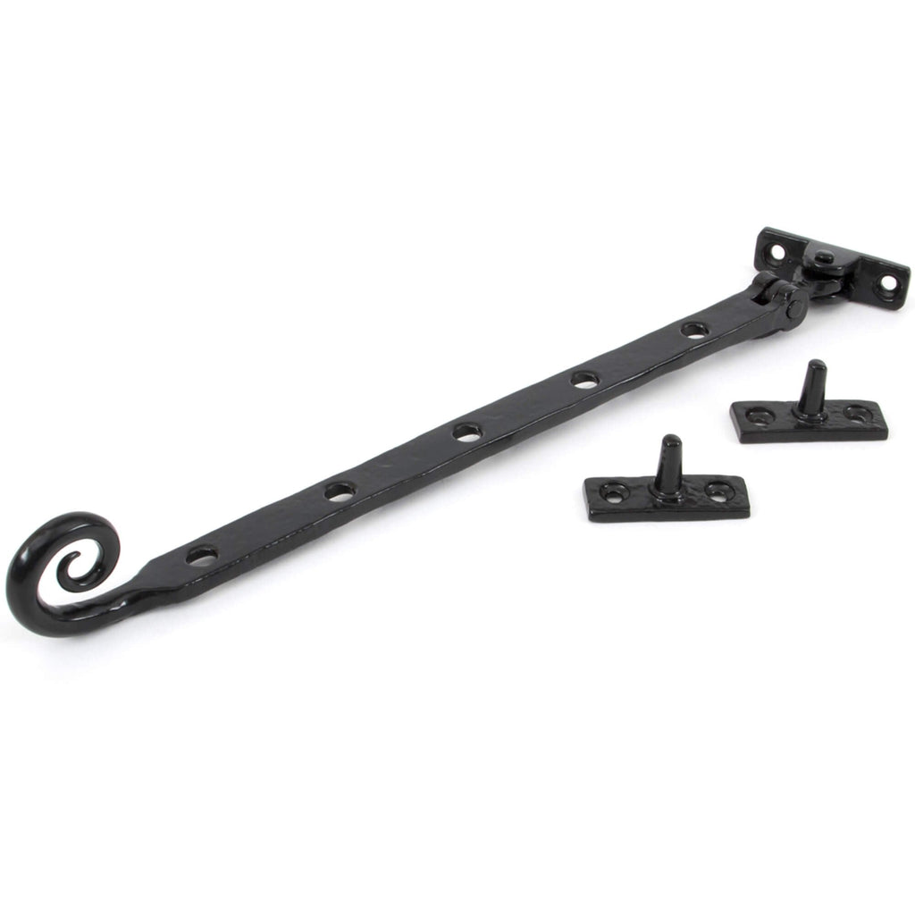 Hand Forged Black Monkey Tail Stays