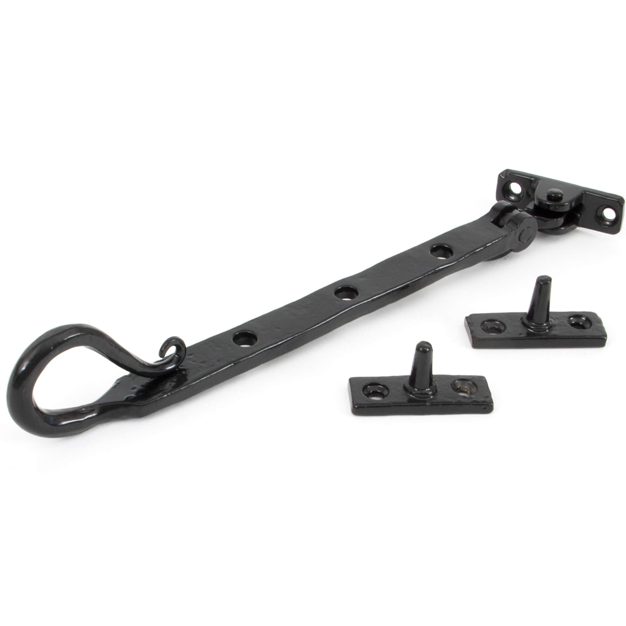 Hand Forged Black Shepherds Crook Stays