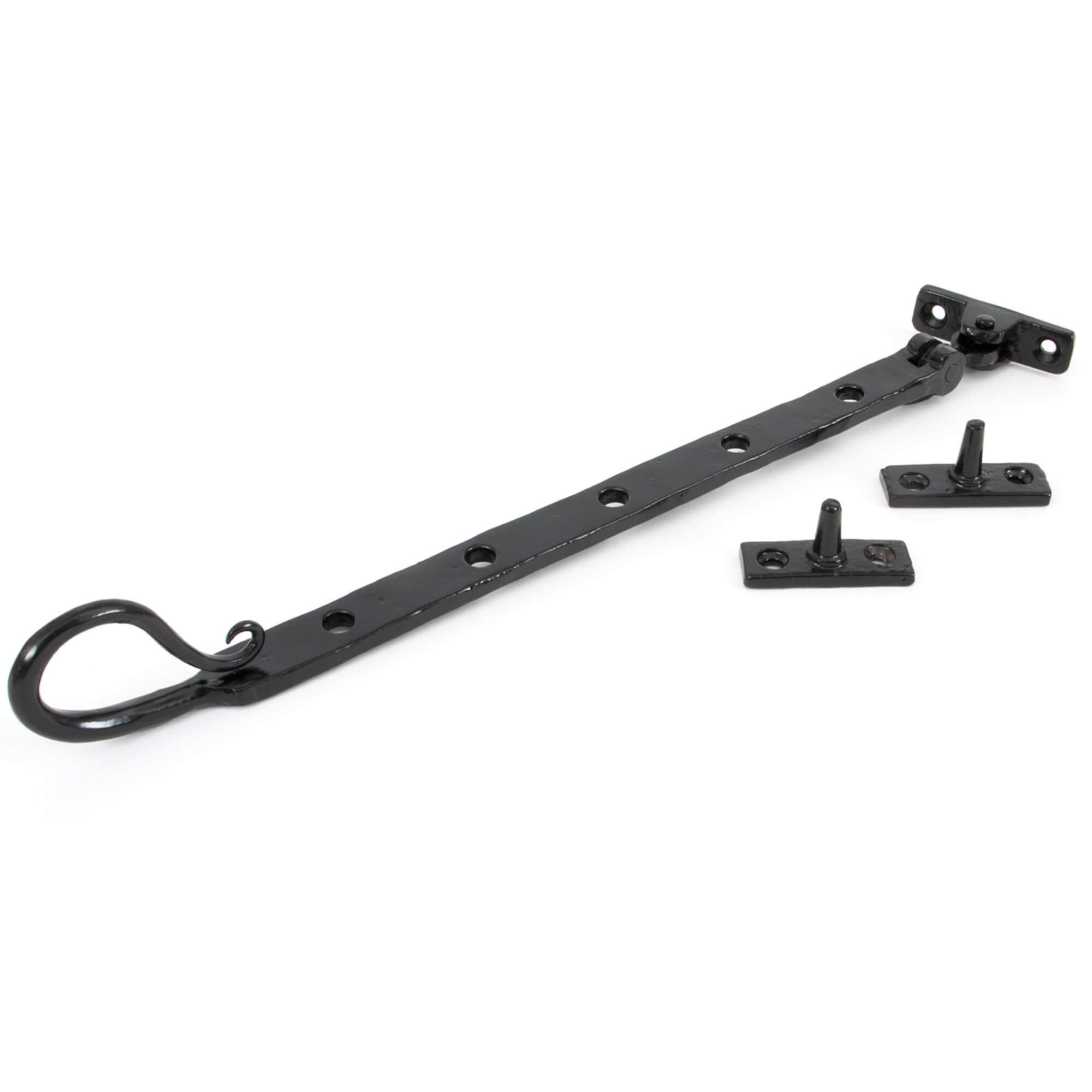 Hand Forged Black Shepherds Crook Stays