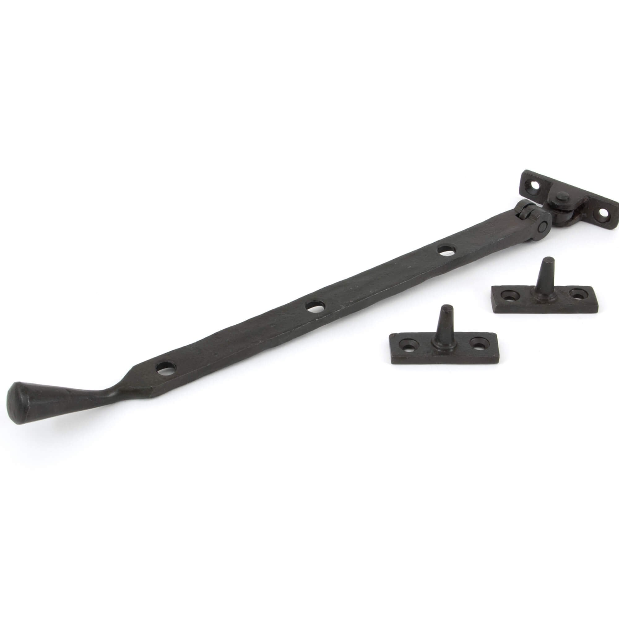 Hand Forged Black Peardrop Stays