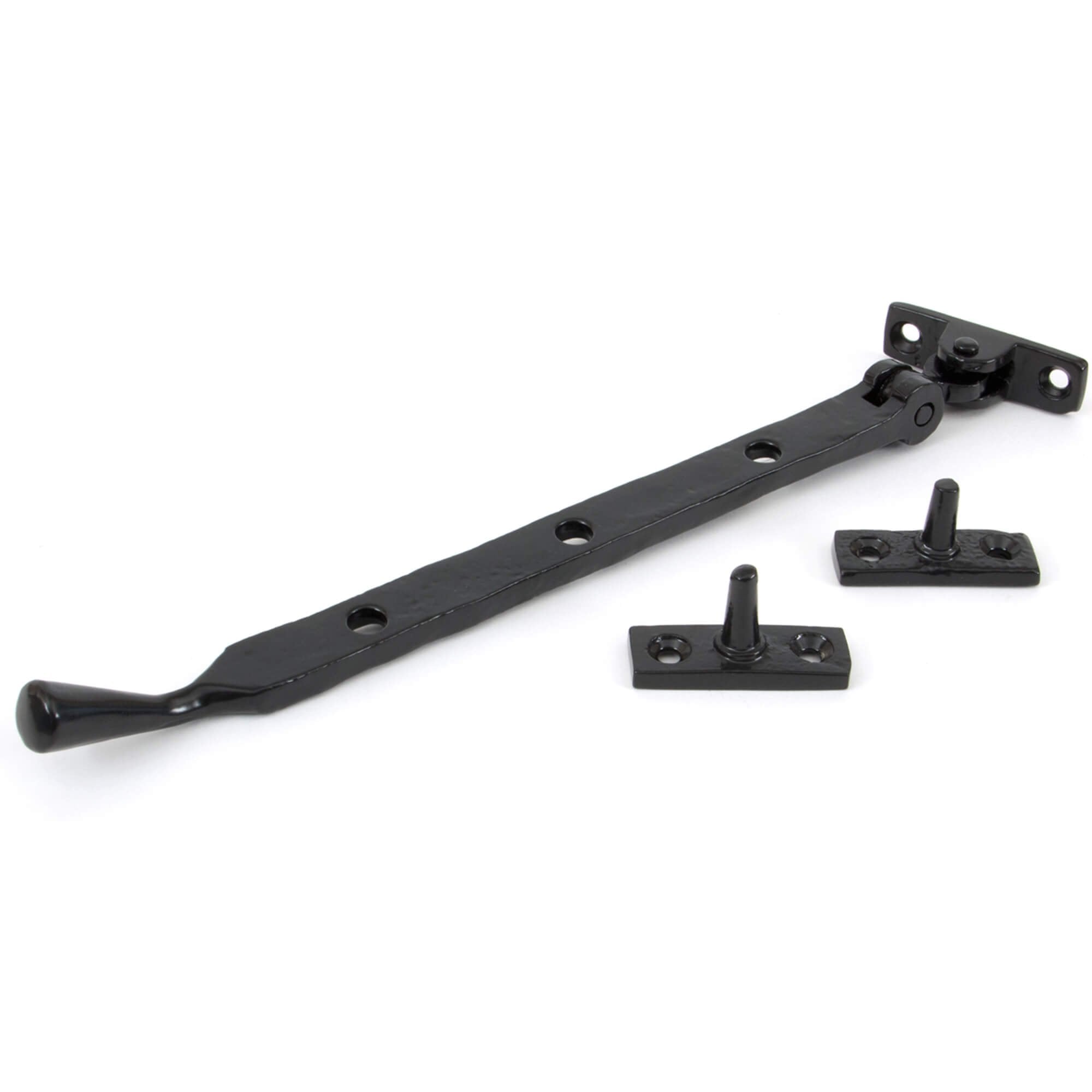 Hand Forged Black Peardrop Stays