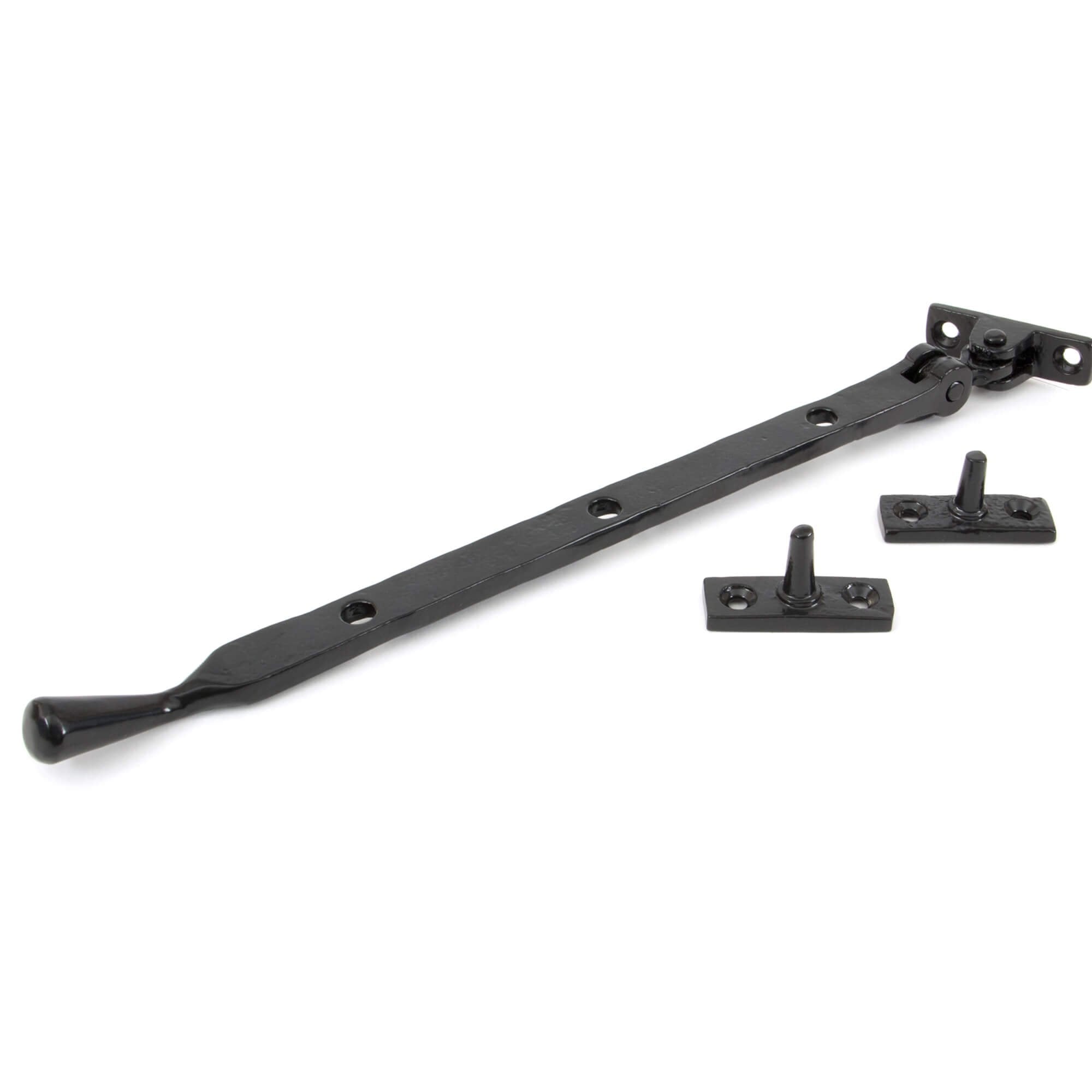 Hand Forged Black Peardrop Stays