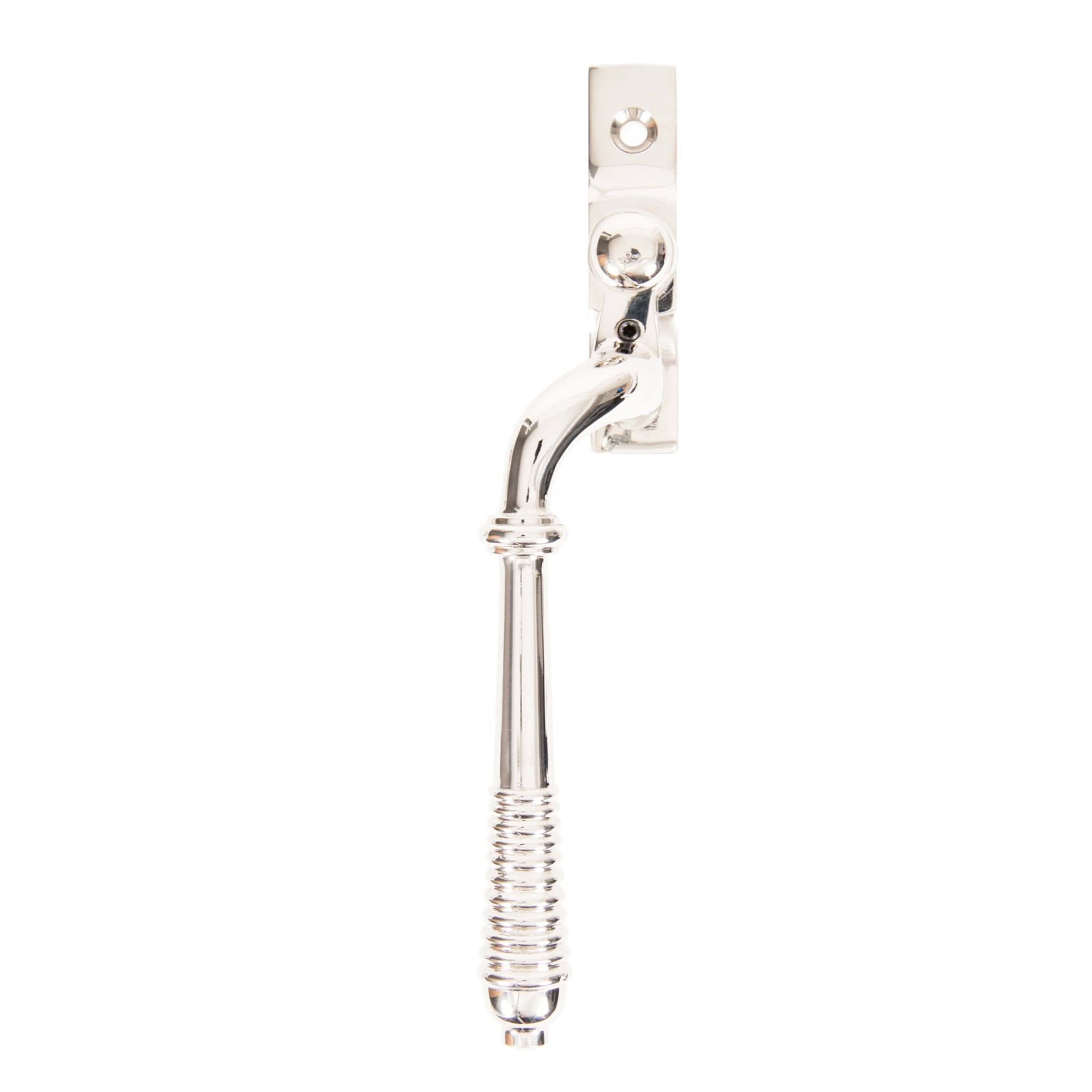 Polished Nickel Reeded Espagnolette Fastener