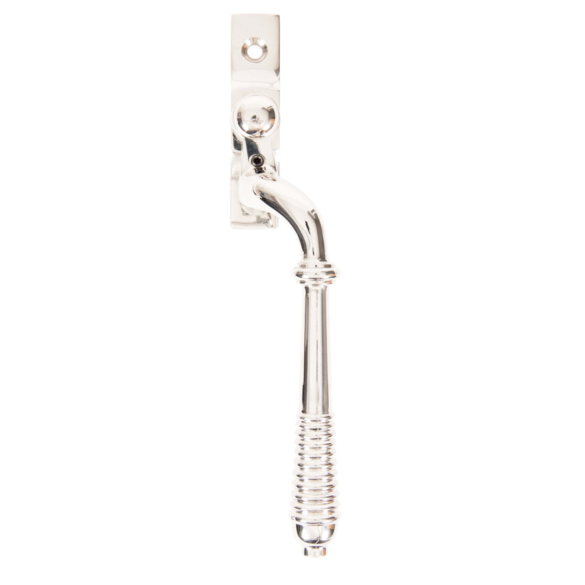 Polished Nickel Reeded Espagnolette Fastener