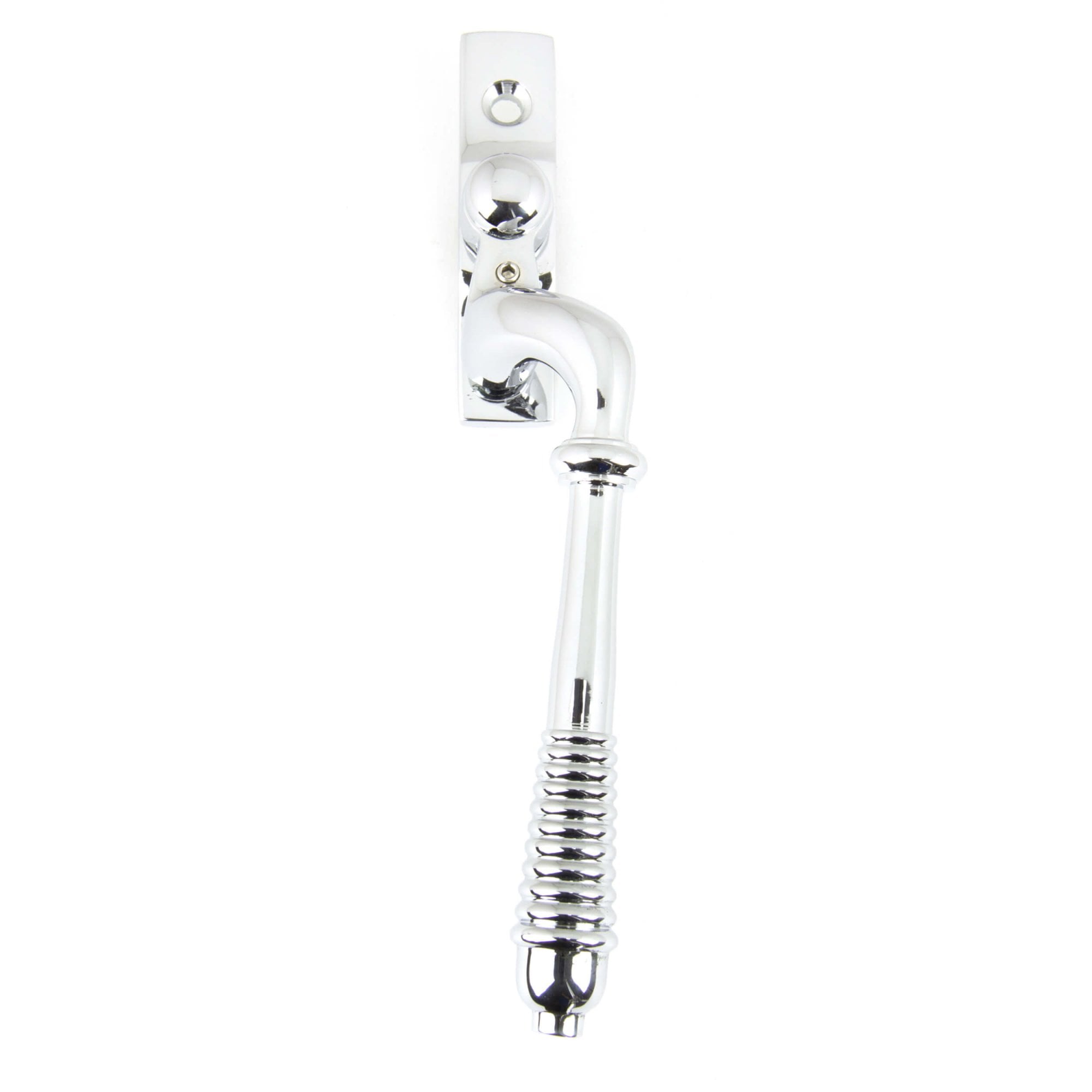 Polished Chrome Reeded Espagnolette Fastener