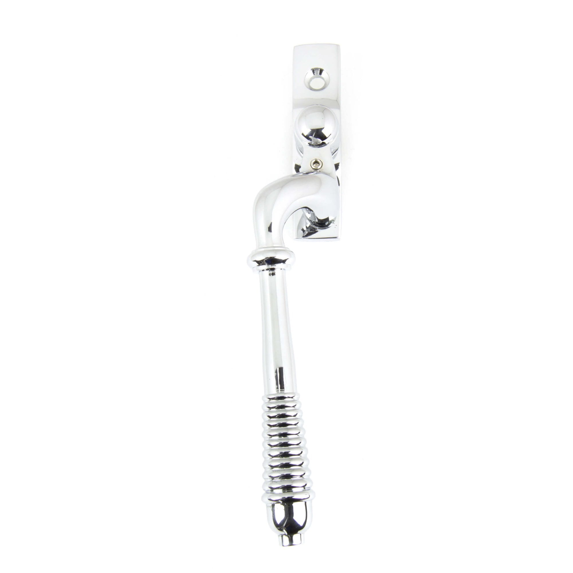 Polished Chrome Reeded Espagnolette Fastener