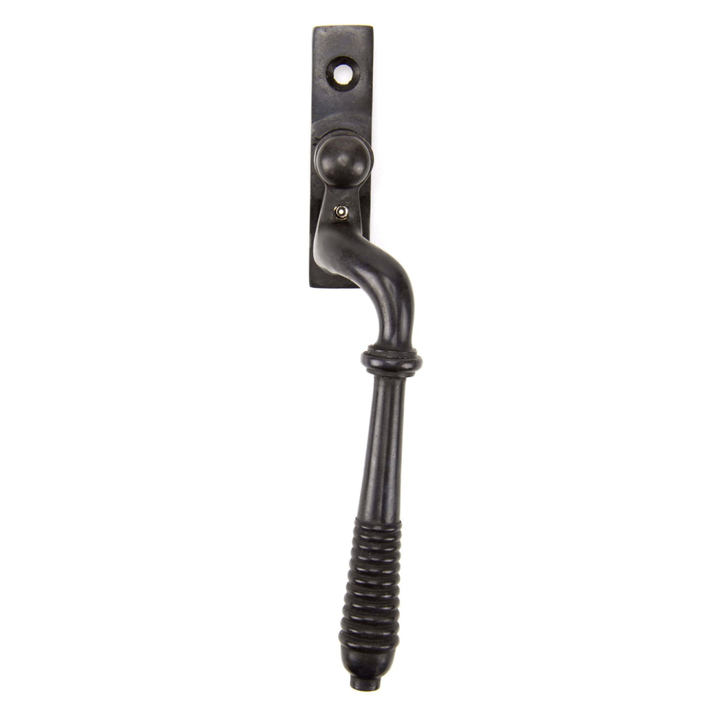 Aged Bronze Reeded Espagnolette Fastener