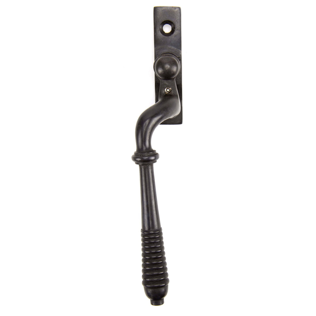 Aged Bronze Reeded Espagnolette Fastener