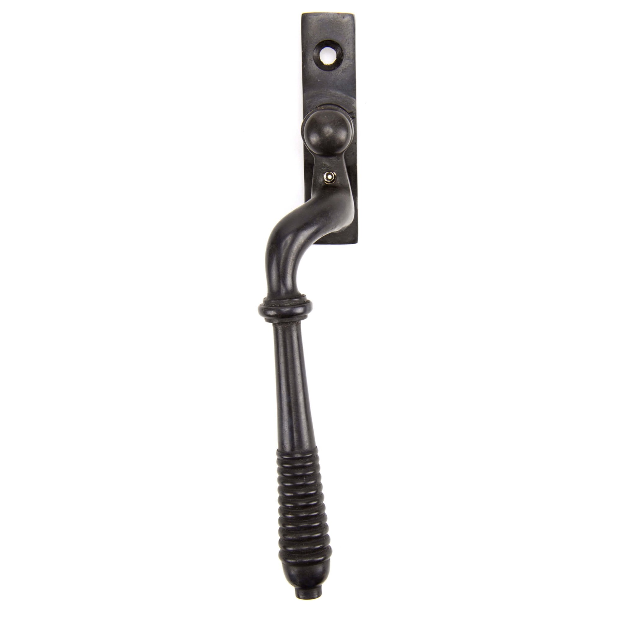 Aged Bronze Reeded Espagnolette Fastener