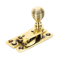 Beehive Aged Brass Sash Hook Fastener