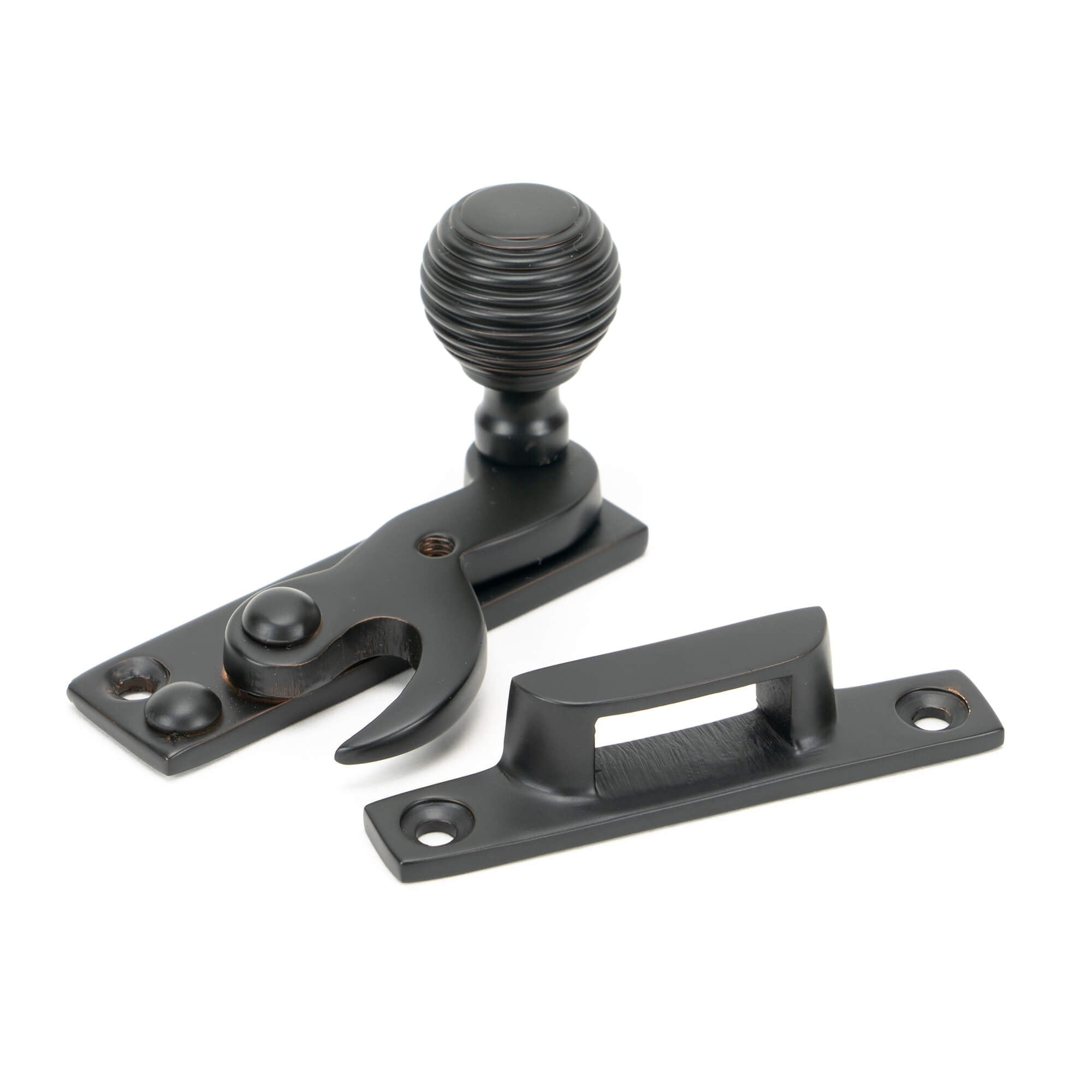Beehive Aged Bronze Sash Hook Fastener