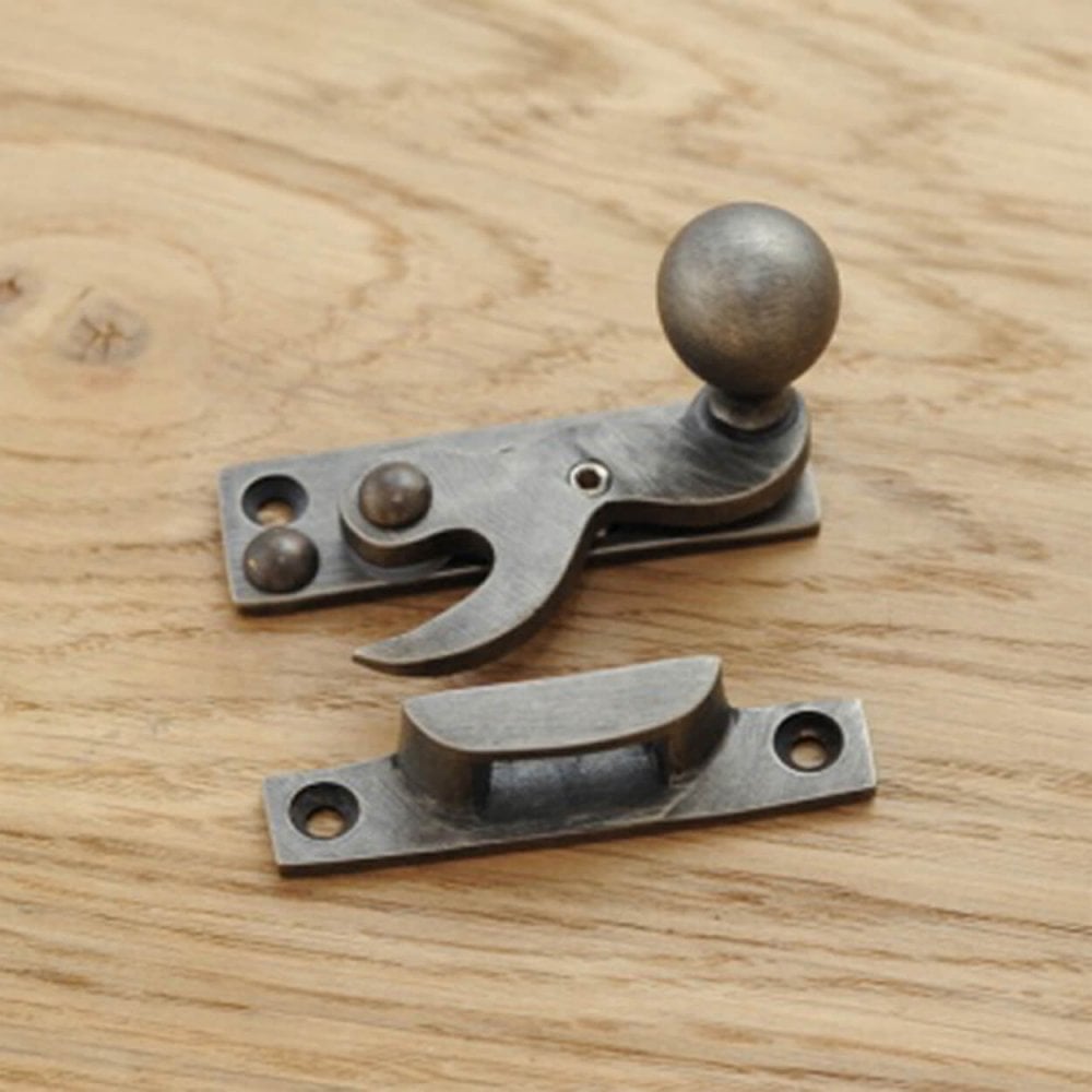 Antique Pewter Sash Hook Fastener