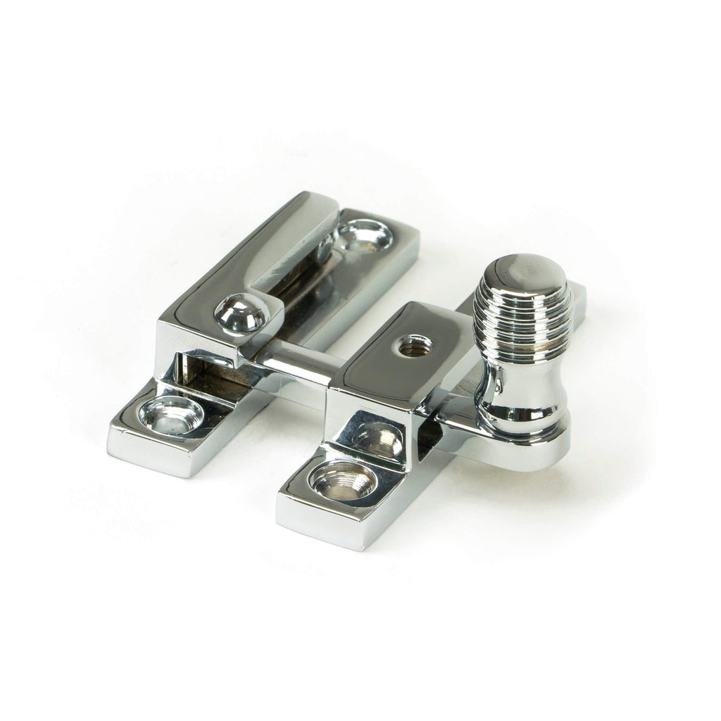 Polished Chrome Beehive Quadrant Sash Fastener - Narrow