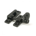 Aged Bronze Mushroom Quadrant Sash Fastener - Narrow