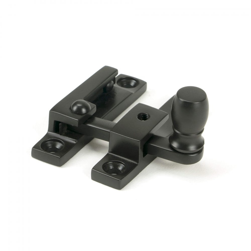 Aged Bronze Mushroom Quadrant Sash Fastener - Narrow