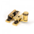 Aged Brass Brompton Quadrant Sash Fastener - Narrow