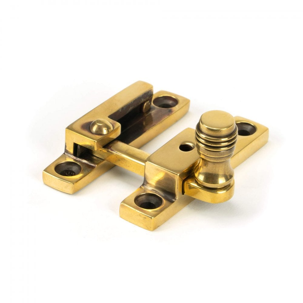 Aged Brass Prestbury Quadrant Sash Fastener - Narrow